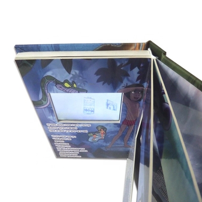 다채로운 인쇄 매매 영상 책, 512MB ROHS 영상 소책자 카드 OEM