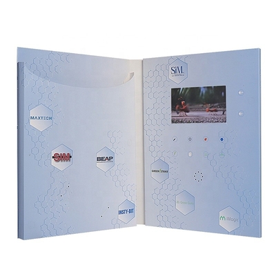 ODM 512MB 기억 광고를 위한 사진 요판 인쇄 LCD 영상 명함
